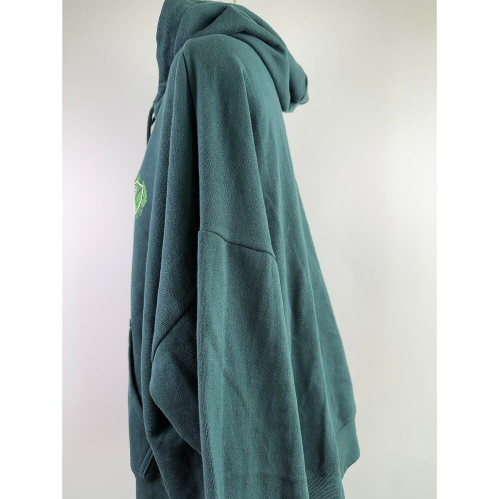Victoria's Secret PINK Long Sleeve Full Zip Fleece Green Sweatshirt Size XXL - Picture 7 of 11